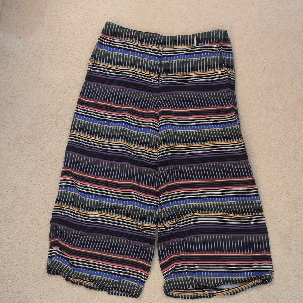 Loft Multicolor Wide-Leg Pants - Picture 2 of 5